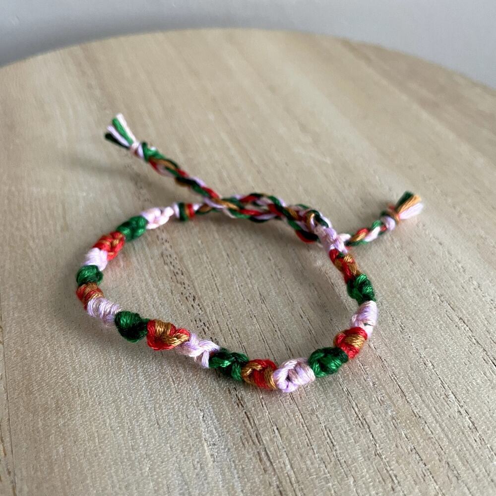 Marlene Bracelet anklet trendy comfortable tie embroidery thread woven gift